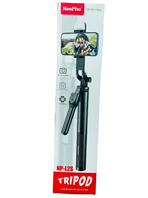 NeePho NP-L2S Extendable Selfie Stick with Bluetooth Remote